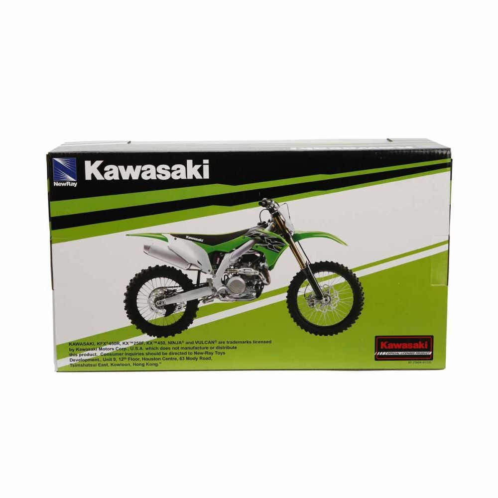 Метален мотоциклет, New Ray, Kawasaki KX450F 2019, 1:6