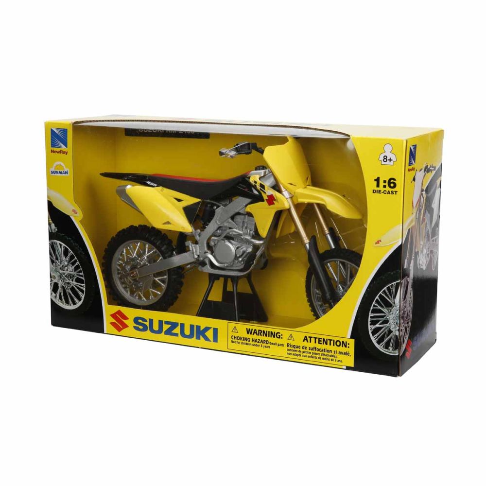 Метален мотоциклет, New Ray, Suzuki RM-Z450 2014, 1:6