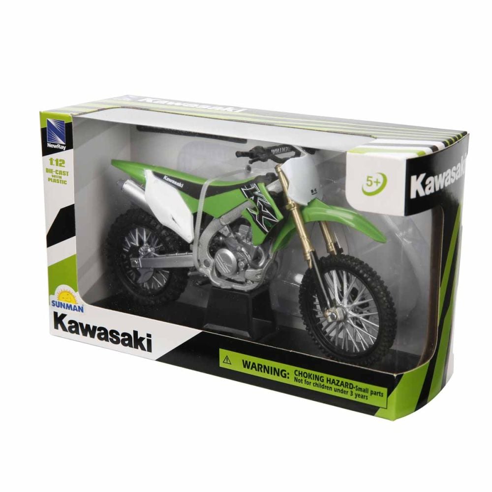 Метален мотоциклет, New Ray, Kawasaki KX450F 2019, 1:12