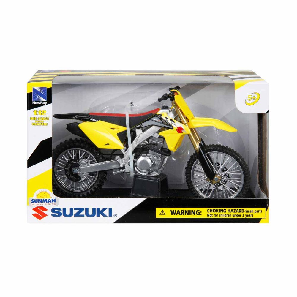 Метален мотоциклет, New Ray, Suzuki RM-Z450 2014, 1:12