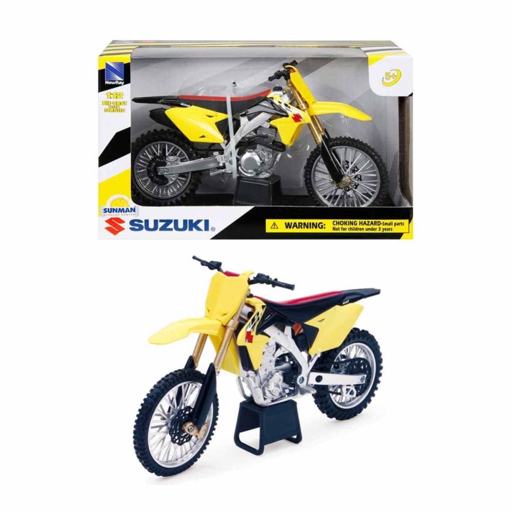 Метален мотоциклет, New Ray, Suzuki RM-Z450 2014, 1:12
