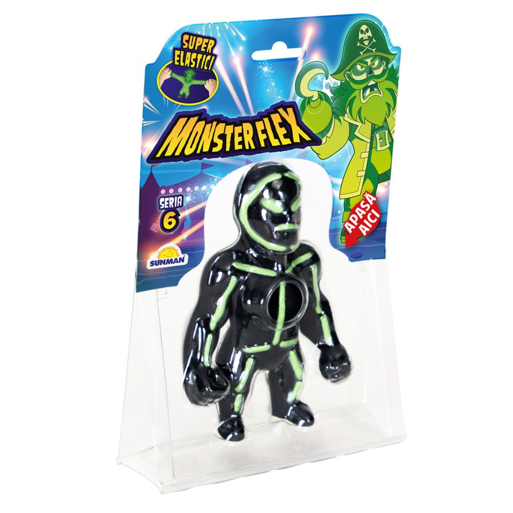 Фигурка Monster Flex, Чудовището което се разтяга, S6, Neon Man