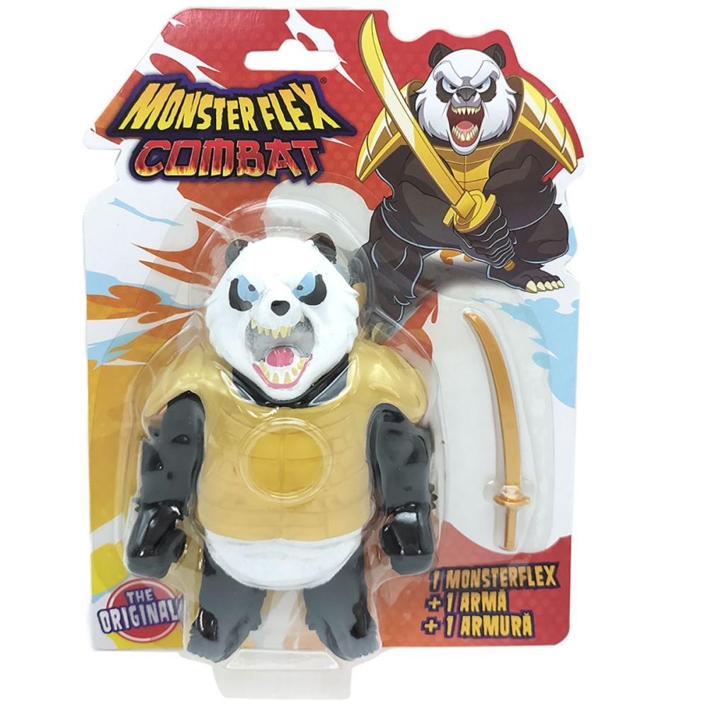 Фигурка Monster Flex Combat, Разтягащо се чудовище, Samurai Panda