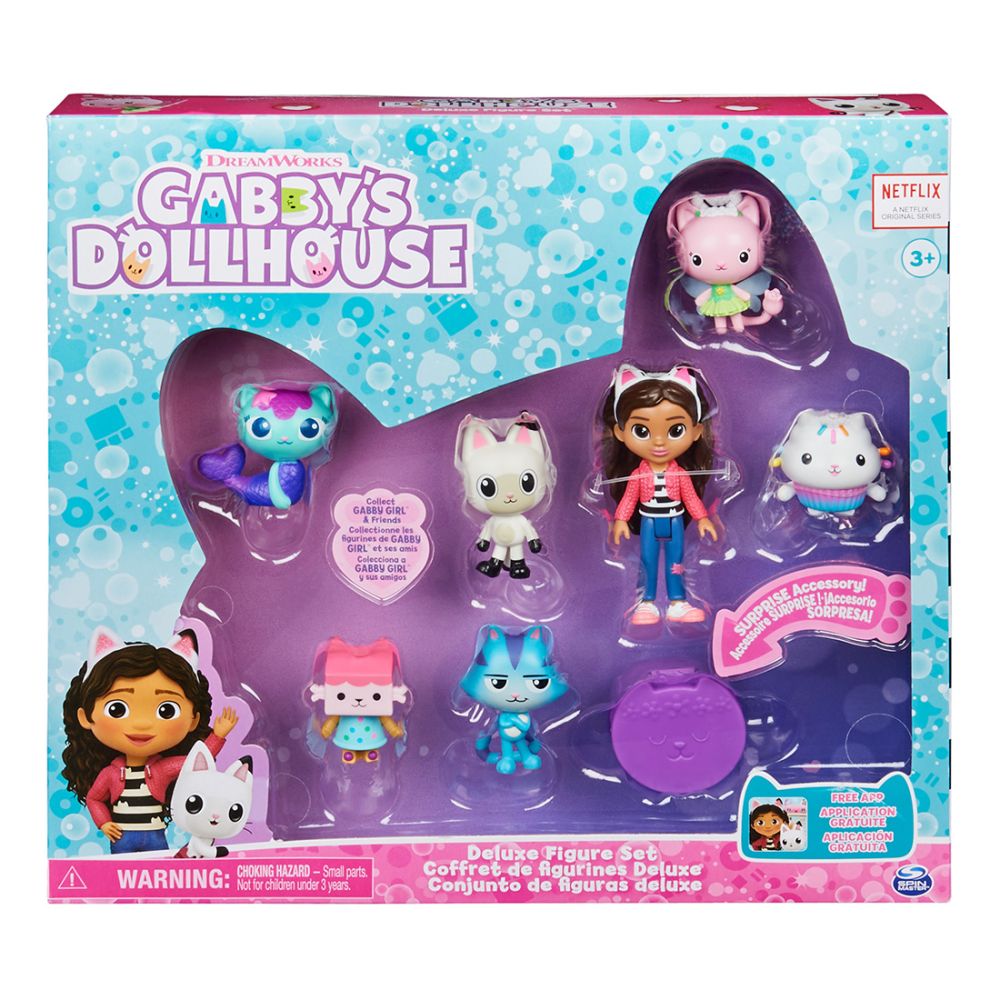 Комплект за игра, кукла с мини фигурки, Gabbys Dollhouse