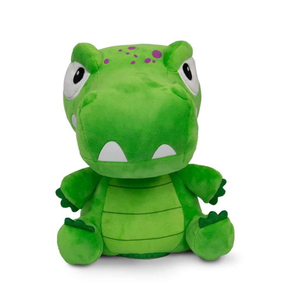Плюшена играчка със звуци, Crackin Eggs, Jurassic Friends, Z-Rex, Зелена