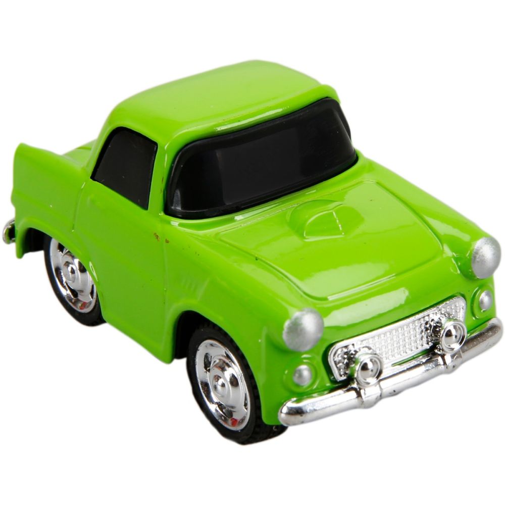 Метална количка Mini Series, Maxx Wheels, 6 см, Зелена