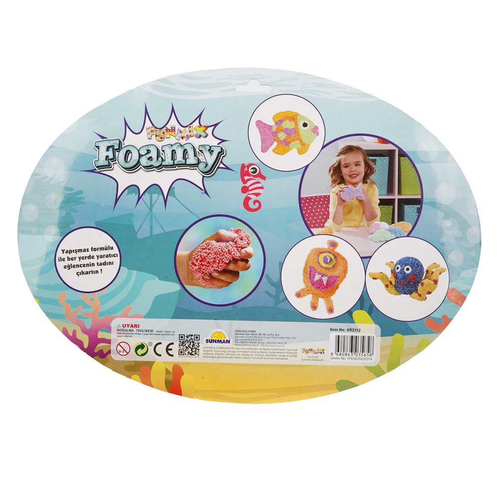 Комплект слайм, Foamy Funmix, 7 цвята