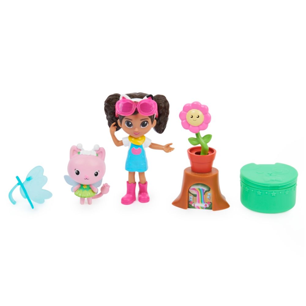 Комплект за игра, кукла и аксесоари, Gabbys Dollhouse, Цвете от градината