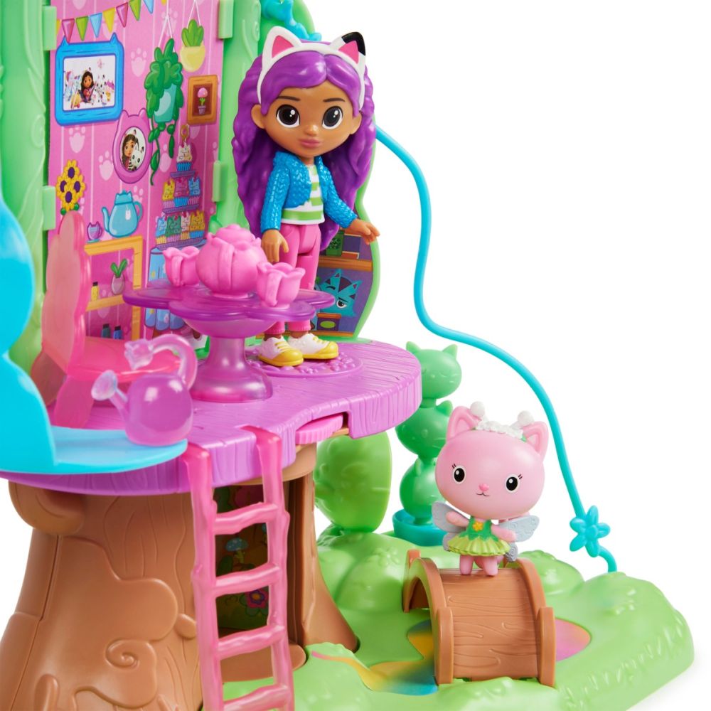 Комплект за игра, кукла с аксесоари, Gabbys Dollhouse, Къщичка на дърво