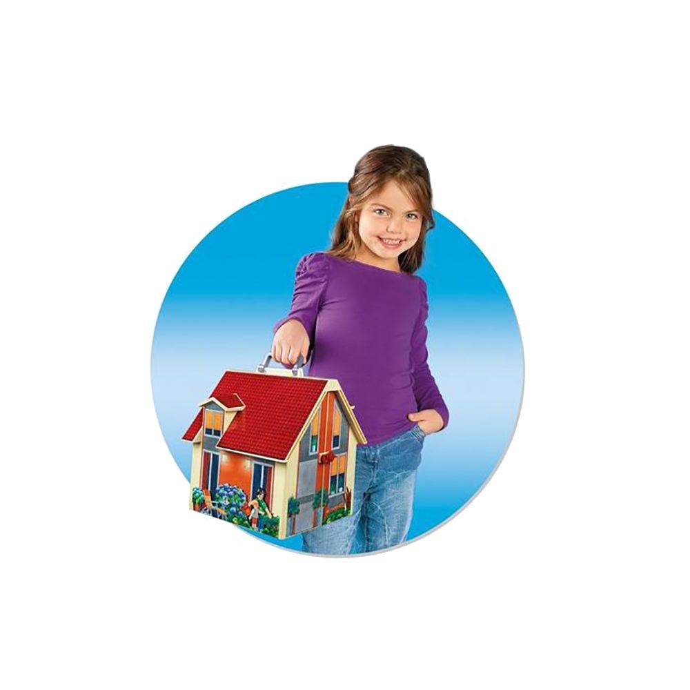 Строителен, преносим комплект Playmobil Dollhouse - Къща за кукли (5167)