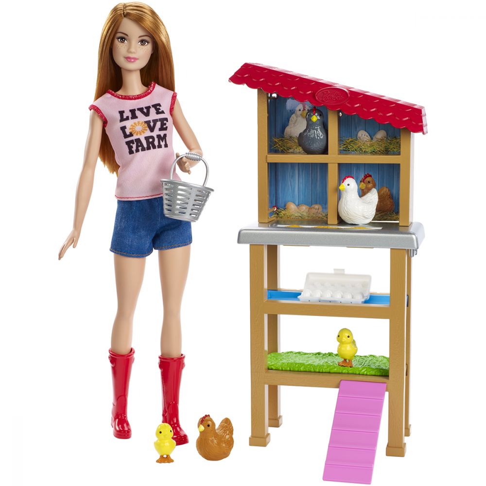 Комплект за игра Barbie, Фермер, FXP15