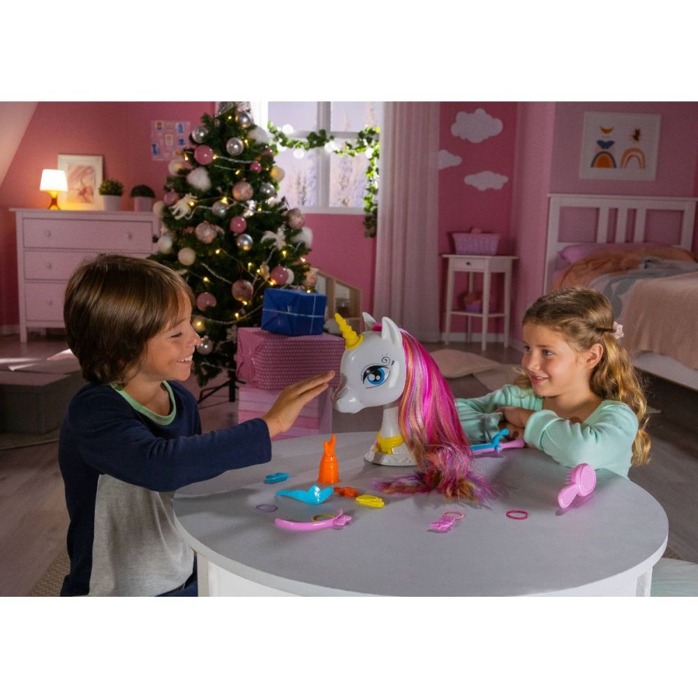 Интерактивна играчка, Lexibook, Styling Head Unicorn с аксесоари