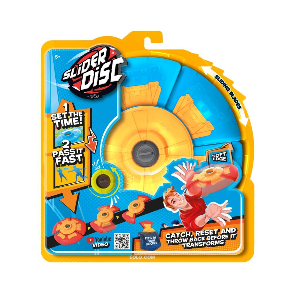 Летящ диск с таймер Slider Disc, Син