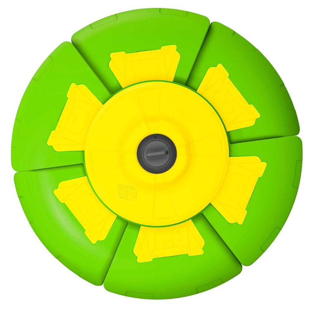 Летящ диск с таймер Slider Disc, Зелен