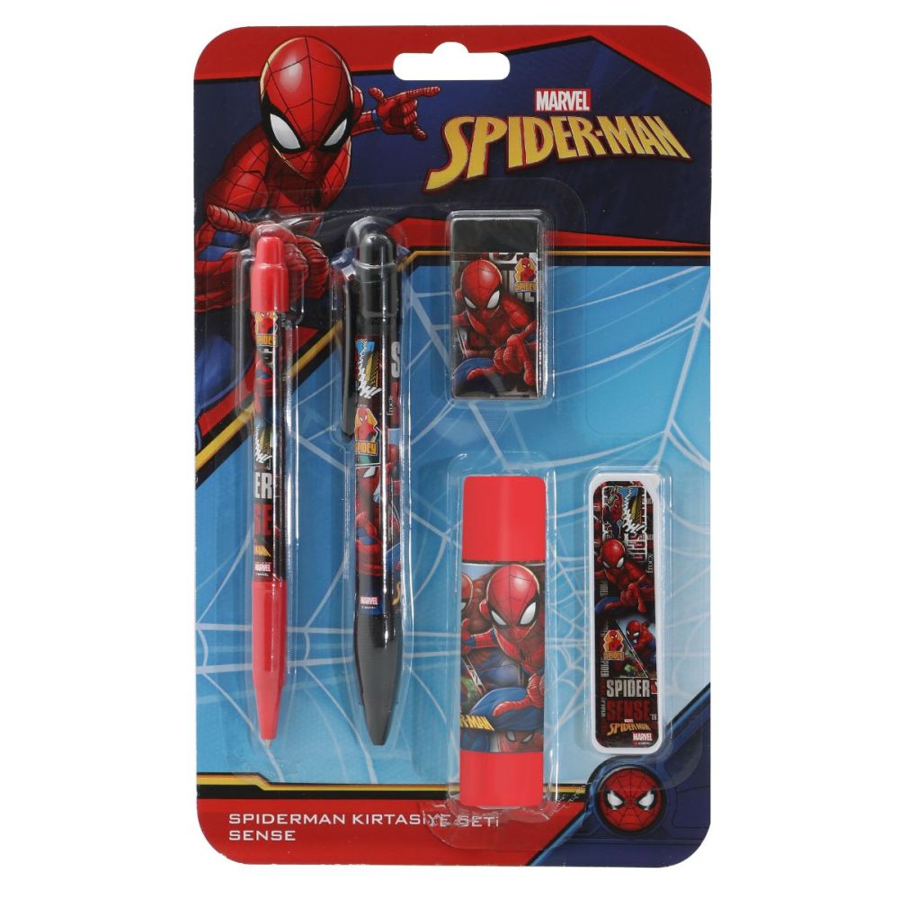 Комплект инструменти за писане, Spiderman, 5 бр