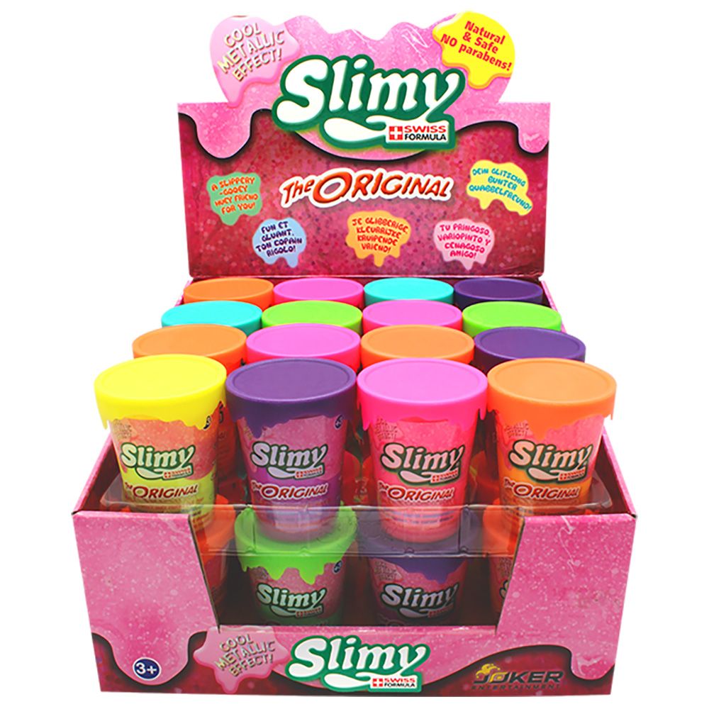 Слайм метални цветове, Slimy, Original, 80 гр