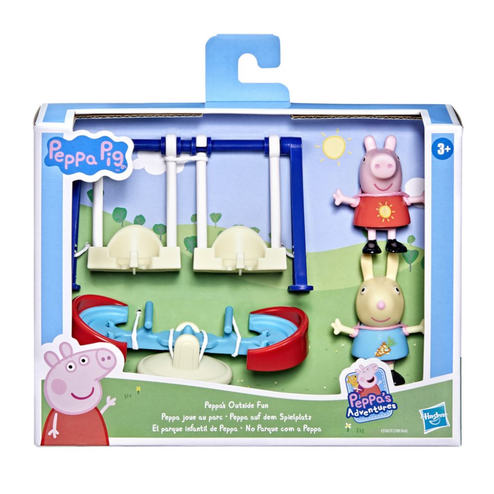 Комплект за игра с 2 фигурки и аксесоари, Peppa Pig, Outside Fun, F2217