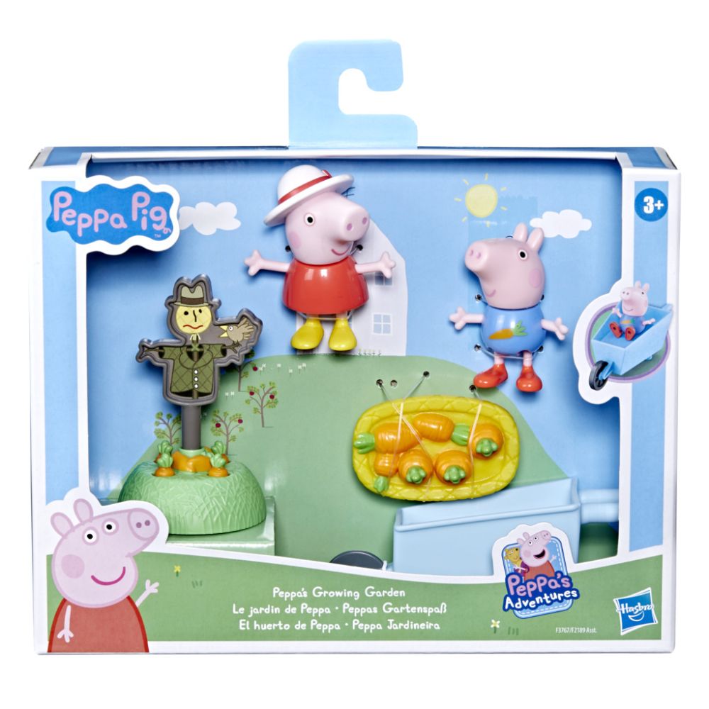 Комплект за игра с 2 фигурки и аксесоари, Peppa Pig, Garden Fun, F3767
