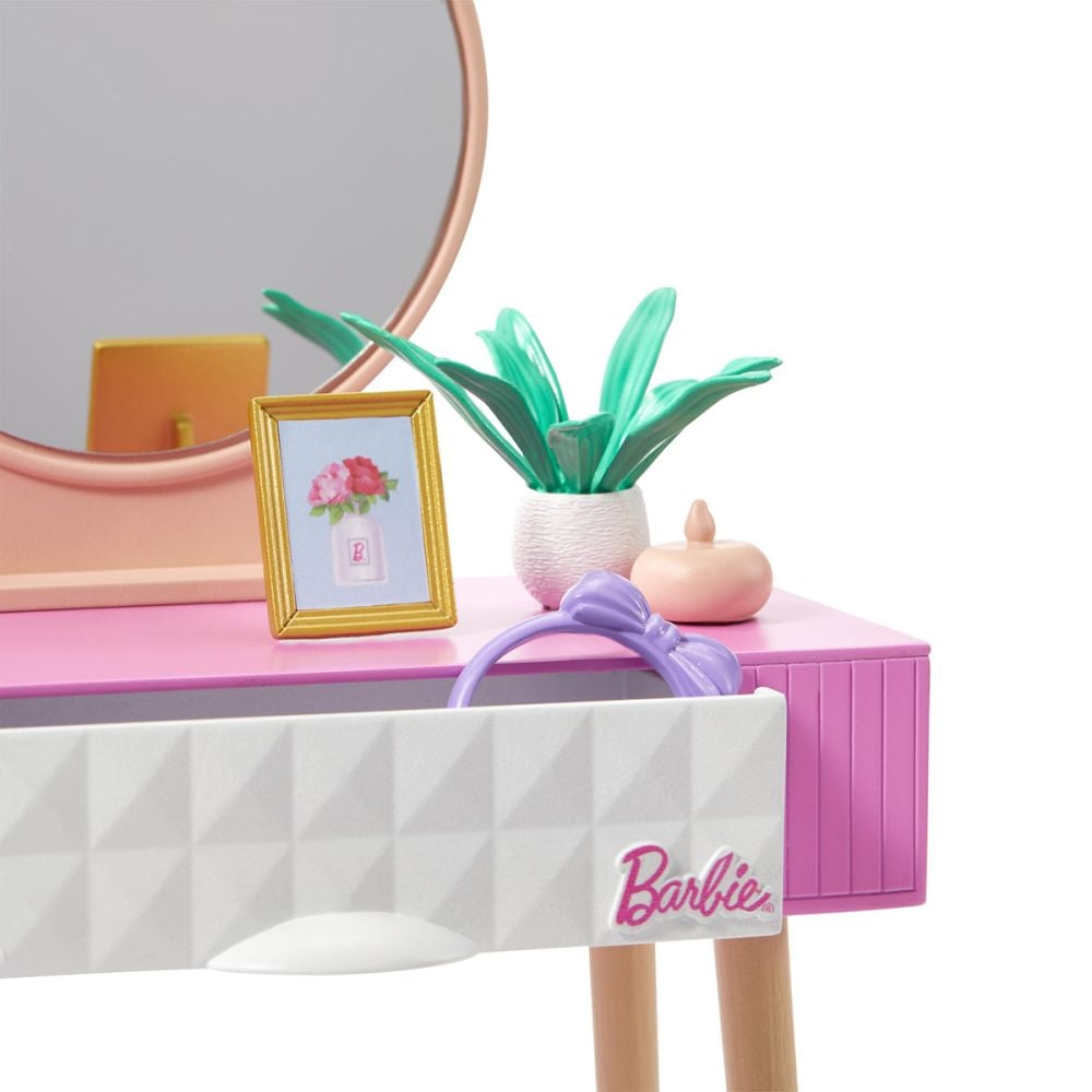 Комплект тоалетка за кукли, Barbie HJV35