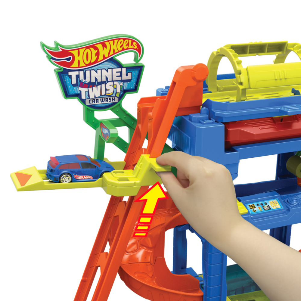 Автомивка с писта и тунел, Hot Wheels, HTN80