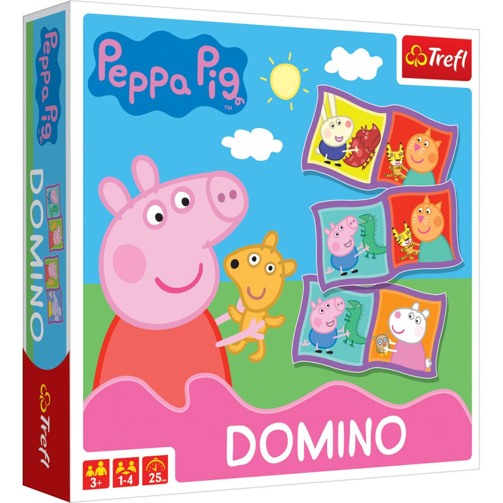 Настолна игра Trefl, Peppa Pig, Domino Toyzz Shop