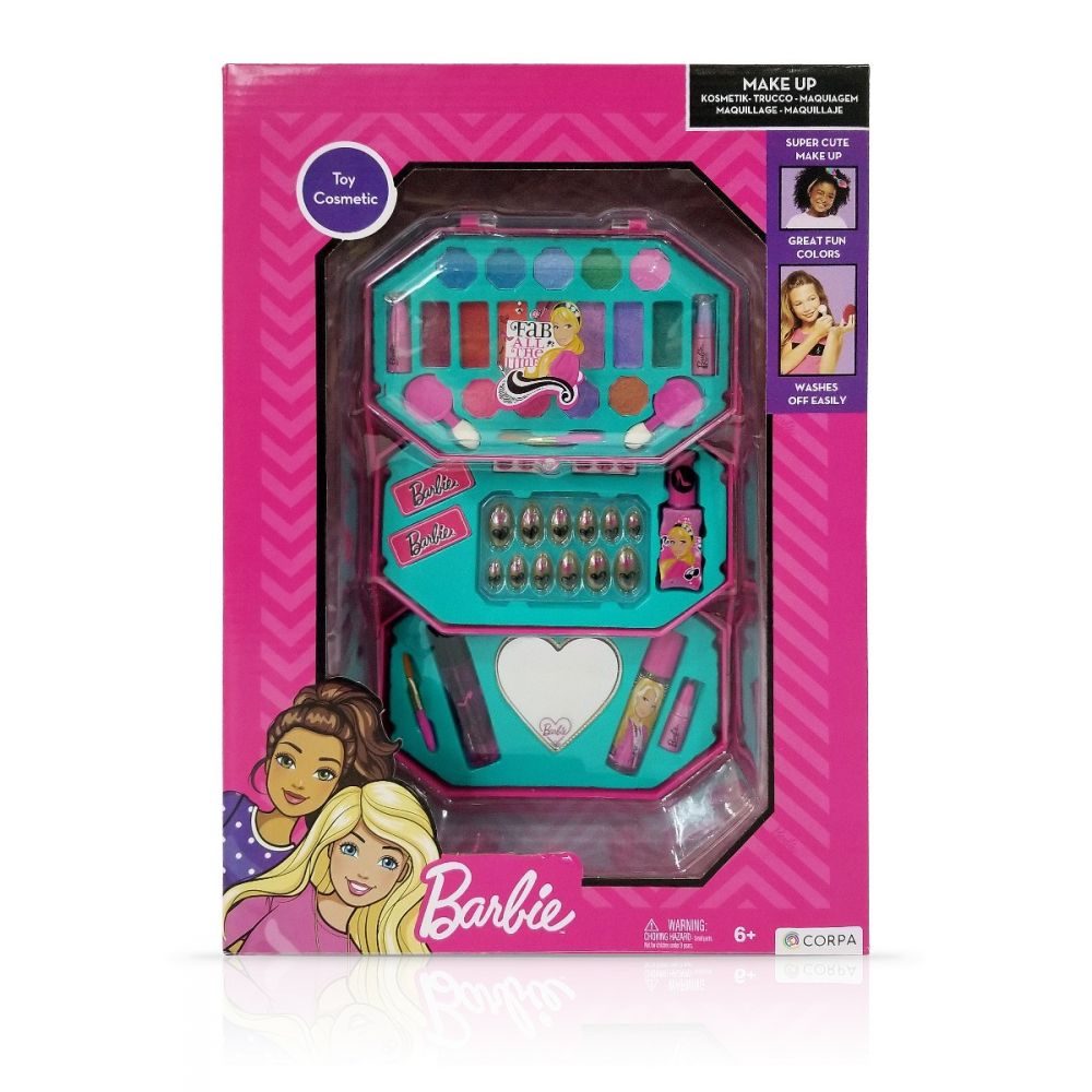 Комплект за грим, 3 нива, Barbie