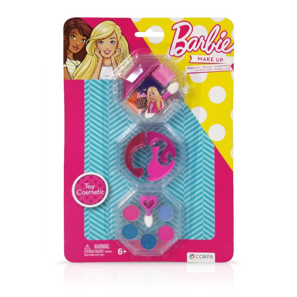 Комплект за грим, 3 нива, Barbie