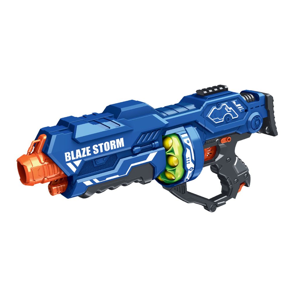 Пистолет Blaze Storm, Zapp Toys, с 12 гъбени топчета, Син