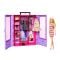 Комплект Кукла Barbie с гардероб, дрехи и аксесоари