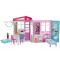 Комплект къщичка за кукли Barbie с басейн, 46 х 32 см
