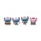 Комплект от 4 фигурки, Funko, Pocket Pop, Disney Lilo&Stitch Happy Holiday