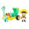 Комплект фигурка с динозавър, Dino Ranch, Кловър и Мин, Feature Vehicle, DNR0011