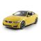 Количка с дистанционно Rastar BMW M4 Coupe, Жълта, 1:14