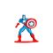 Метална фигурка Nano, Marvel, 4 см