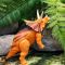 Интерактивна играчка Dinos Unleashed, Динозавър, Tрицератопс
