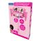 Регулируема стойка с 2 микрофона, Lexibook Barbie, гласови ефекти, светлини и bluetooth високоговорител, Розова