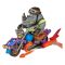 Фигурка с превозно средство, Костенурките Нинджа, Rocksteady