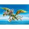 Комплект Playmobil Dragons - Надпревара с дракони: Raffnut и Tuffnut с Barf и Belch