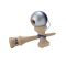 Дървена играчка за сръчност, Ozora, Kendama, Синьо-Сребриста, 18 см