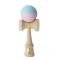 Дървена играчка за сръчност, Ozora, Kendama, Розово-синя, 18 см