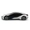 Количка с дистанционно управление Rastar, BMW I8-UV Sensitive Collection, 1:24, Бяла