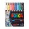 Комплект маркери Posca, UNI PC-1MR, 0.7 мм, Фин Метален Връх, 8 цвята