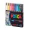Комплект маркери Posca, UNI PC-1MR, 0.7 мм, Фин Метален Връх, 8 цвята