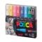 Комплект маркери Posca, UNI PC-1M, 0.7 мм, 8 цвята