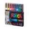 Комплект маркери Posca, UNI PC-3M, 0.9-1.3 мм, 8 цвята
