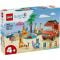 LEGO® Bluey - Пътуване до плажа със семейната кола на Блуи (11202)