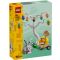 LEGO® Iconic - На лов за яйца с великденското зайче и пиленцето (40808)