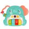 Интерактивна играчка, BamBam, Пиано с 4 клавиша, Слонче
