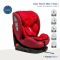 Столче за кола с isofix, Juju, Total 360 I-Size, Червено