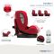 Столче за кола с isofix, Juju, Total 360 I-Size, Червено